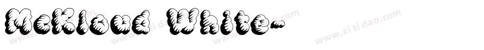 McKloud White字体转换